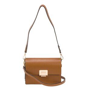 CHEVAL Cuoio Made In Italy Leather Double Compartment Crossbody